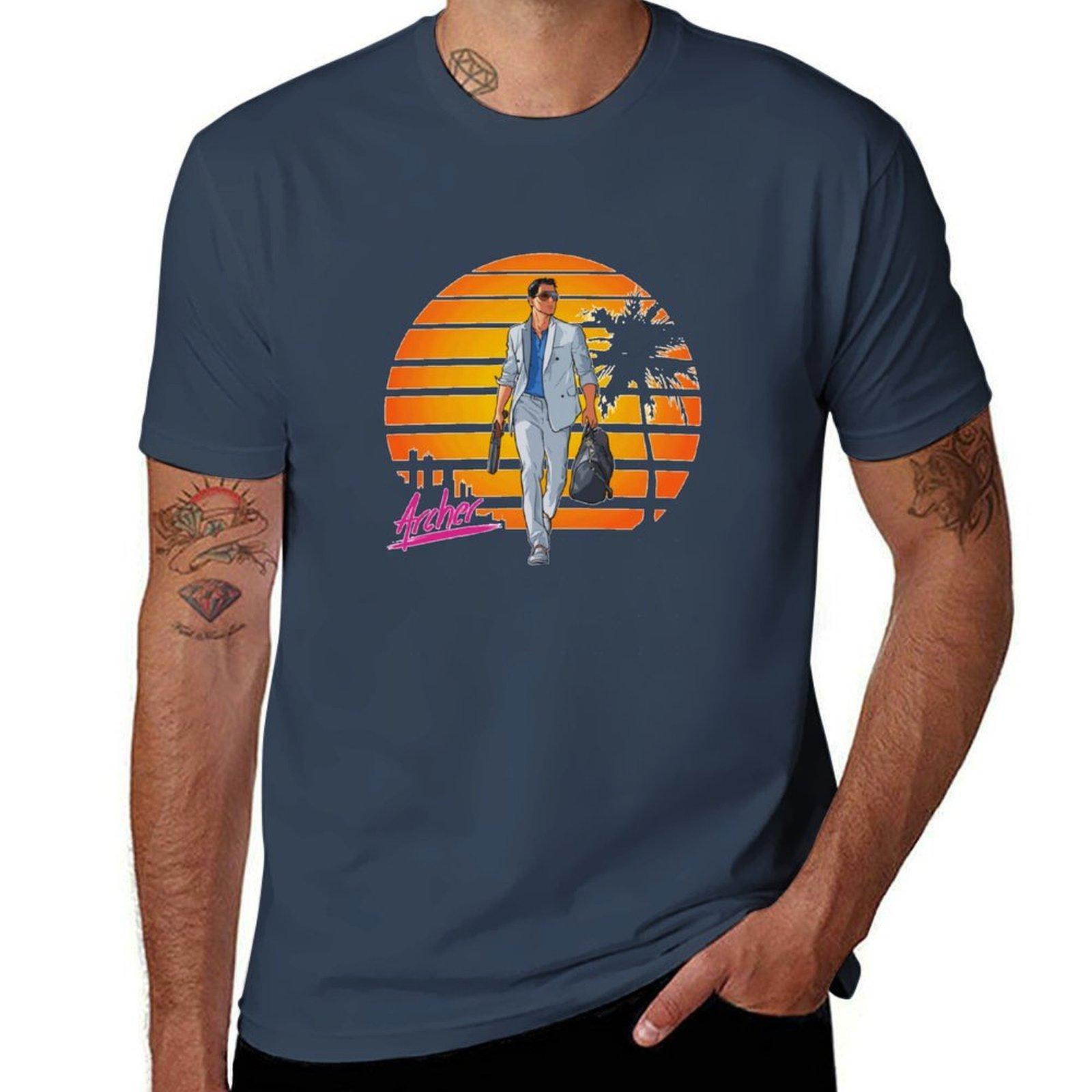 Archer Vice Essential TShirt Basic Breathable Solid Color TShirt S