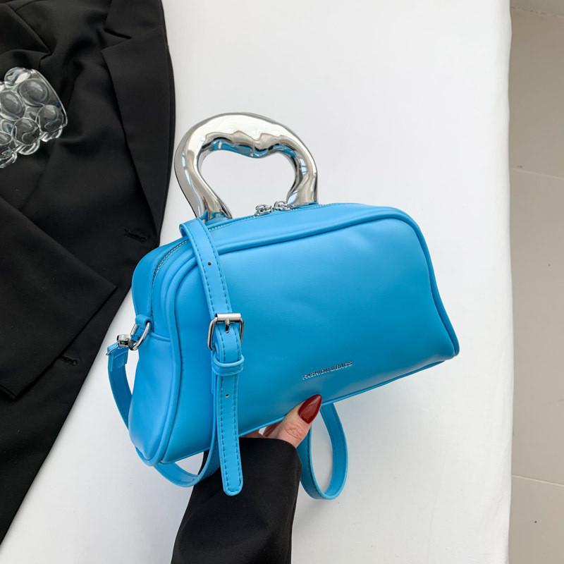 Trendy Cross-border Style Handbag For Daily Outfit синий