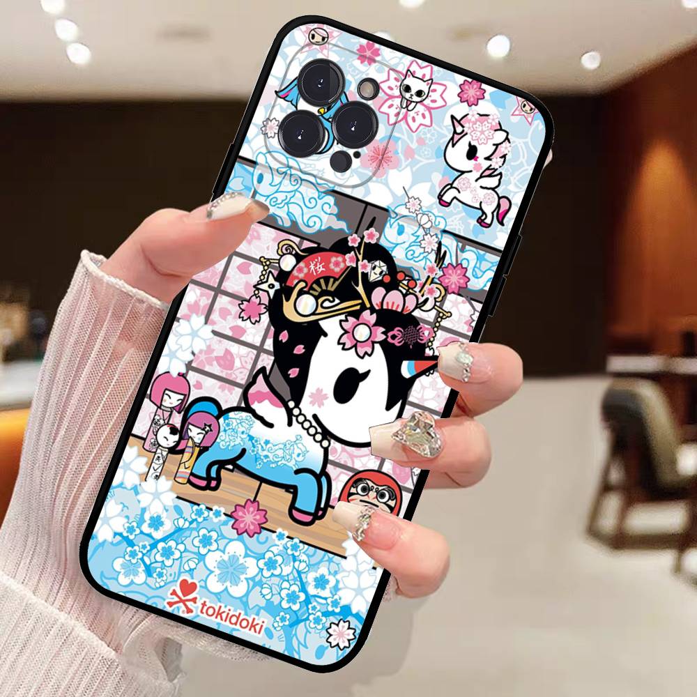 

Fashion Brand T-Tokidoki For Iphone 17 16 15 14 11 12 13 Pro Max Plus Case Cute Art Phone Cover iPhone 16 plus