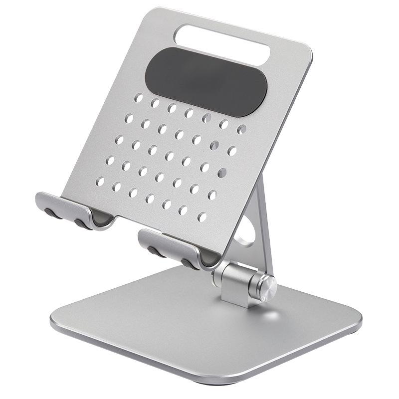 12-inch Aluminum Alloy Phone & Tablet Stand for Live Streaming, iPad Drawing & Learning, with Cooling Function