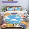 3pcs Cute Cats Bedding Set, Breathable And Soft, Suitable for All Seasons Machine Washable, Suitable for Bedroom Decoration,yy250822157