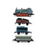 Pull-back Retro Steam Train Model Miniature Simulation Train Toy Pull Back Model Train  Kids Toy