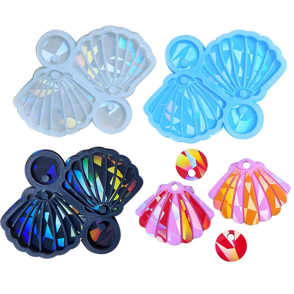 Earrings Pendant Epoxy Resin Mould DIY Ear Ring Necklaces Jewelry Silicone Mold Handmade Ear Adorments Casting Tool