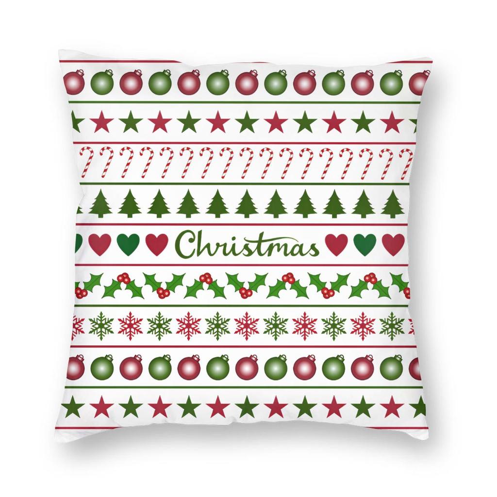 Red Car With Christmas Tree On Roof Pillowcase Printing Fabric Cushion Cover Gift Throw Pillow Case Cover Home Wholesale cm