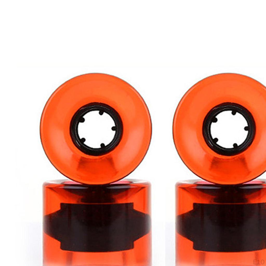 4 Pack Durable Roller Skate Wheels, with Bearings Installed Outdoor Wheels for Double