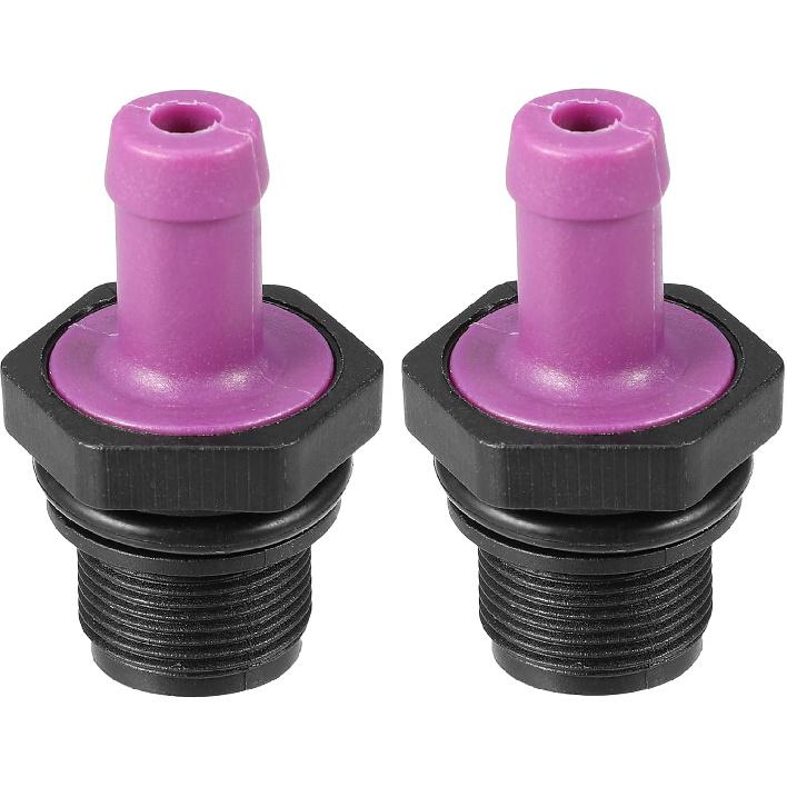 PCV Valve Grommet Exhaust Positive Crankcase Ventilation Fittings No.118105H71A for Nissan Versa Kicks 2 Pcs