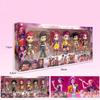 Kpop Demon Hunters 6pcs/Set Action Figure Toy Tiger Rumi Mira Zoey Sussy Figurine Doll Fans Gift  Christmas Gift