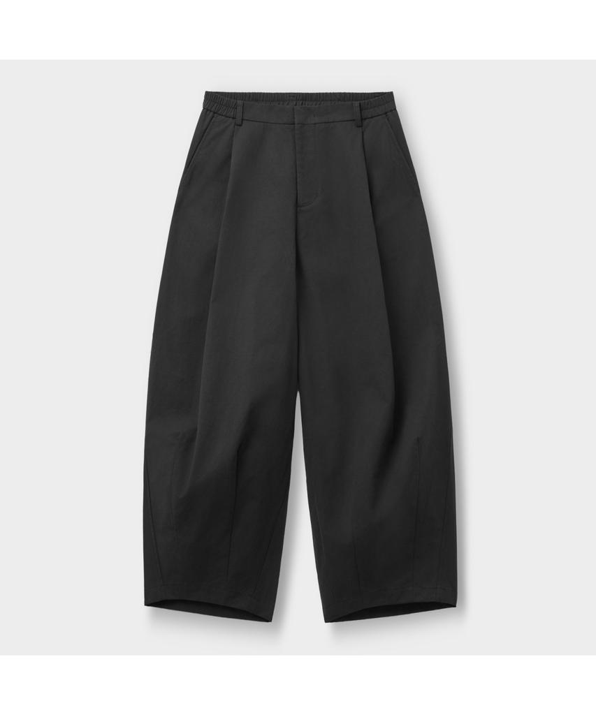 Keoseuuteommellou Black Volume Cotton Pants Cwpam26343Bkx