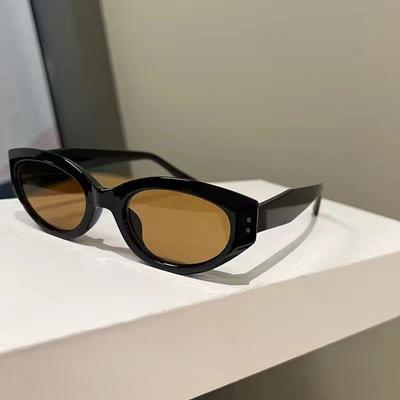 Vintage Oval Sunglasses Women Fashion Retro Female Eyeglasses New Trendy Luxury Brand Designer Shades UV400 Lady Eyewear