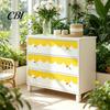 Peel Stick Cabinet Edge Decor 4Pcs Scalloped Border Wall Decals, and Half Arch Geometric Stickers, Decorative Sticker for Bedroom Semi Circle Scallop