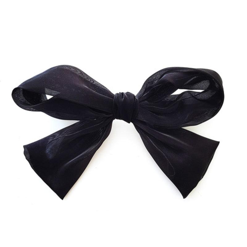 RACOHA SHARR BIG RIBBON Hairpin Chiffon Big Ribbon Hairpin