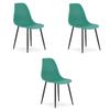 WAT Chair Green / Black Legs X 3