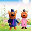 Kid E Cats Plastic Cake Toppers Set For Birthday Decorations With Collectible Toy Figures