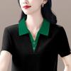 2026 Summer Short-Sleeve Women's Top: Mature Style, Loose & Slimming, Versatile for Commuting