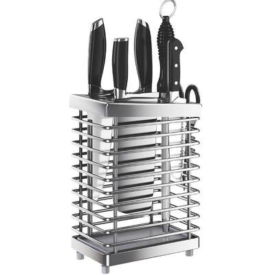 Shuaishi 304 Stainless Steel Kitchen Knife & Utensil Drainer Rack