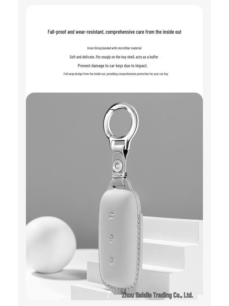 Premium Key Case for Geely Galaxy L7/L6, E5, E8 MAX Starship 7 - Unisex High-End Car Accessory