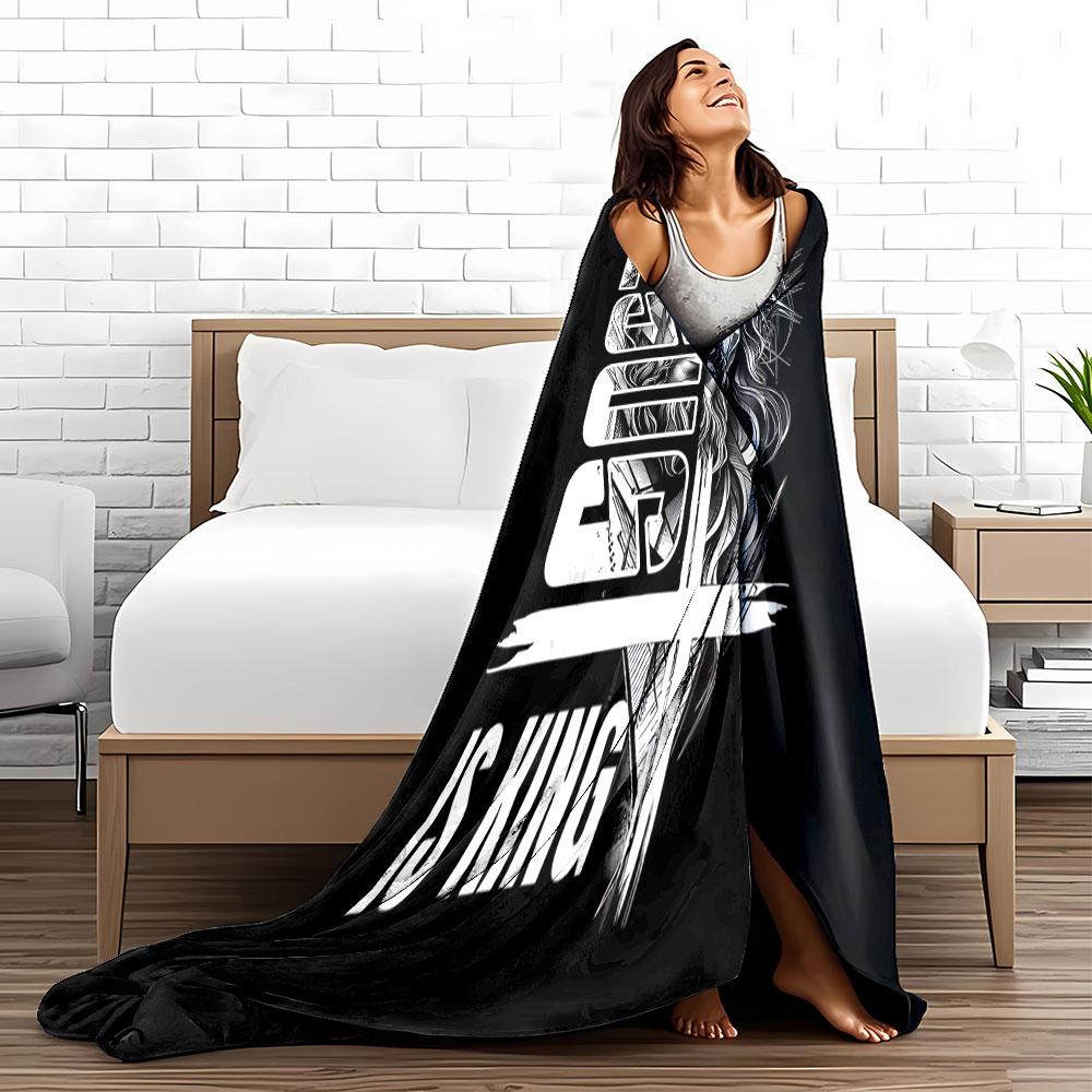 Jesus Is King Blanket for all seasons blanket lunch break throw gift