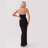 2026 summer new American skirt sexy hot girl tube top knitted dress long dress women