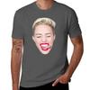 Music Miley Big Face Funny TShirt Standard Fit Solid Tee Shirt