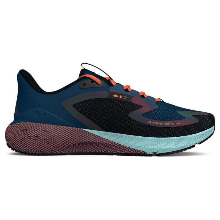 Under Armour HOVR Machina 3 Storm Comfortable Fabric Low-Top Casual Running Shoes Women sneaker Blue Black 3025800-001