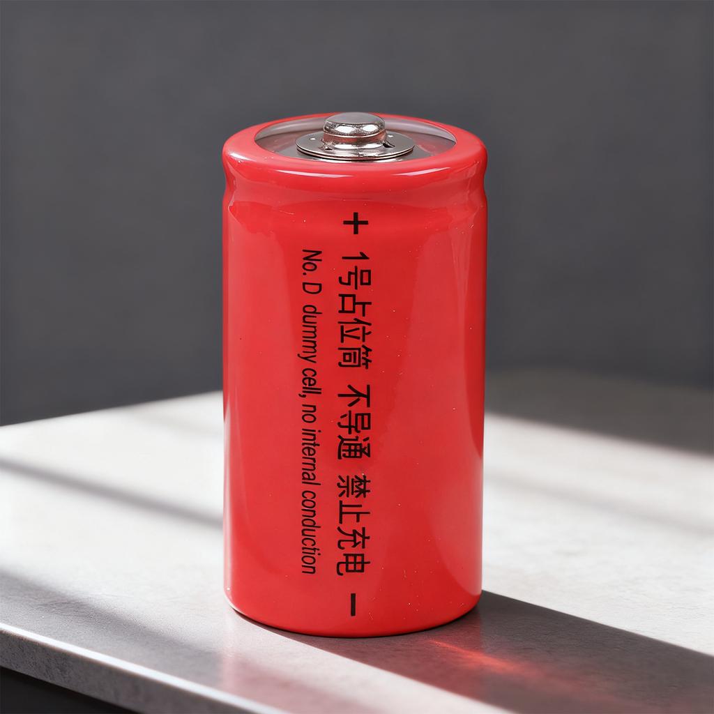 LR20 D Size Battery Placeholder Conductor Fake Dummy Battery Conductor Shell Case for External Power Adapter