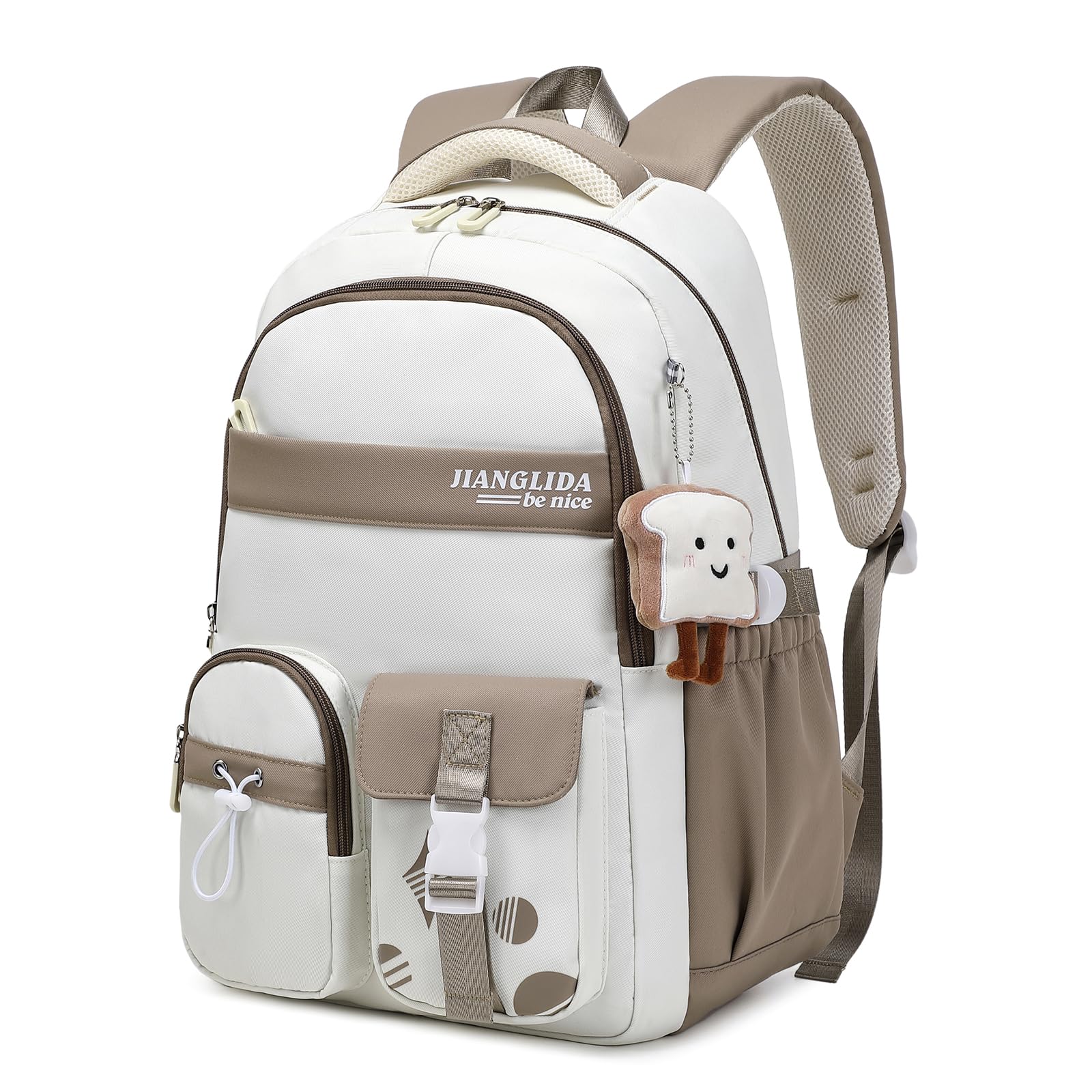 

Школьный рюкзак для девочек, подростковая школьная сумка, водонепроницаемый, легкий, стильный, повседневный, нейлоновый, школьная сумка для девочек 3-9-го класса