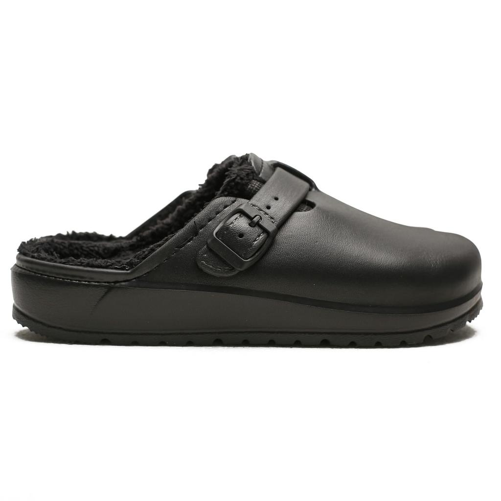 Fashion Womens Clogs Winter Mules Slip on Nurse Shoes Work Garden Slippers with Cotton Lined New Outdoor and Indoor Soft Cotton Shoes