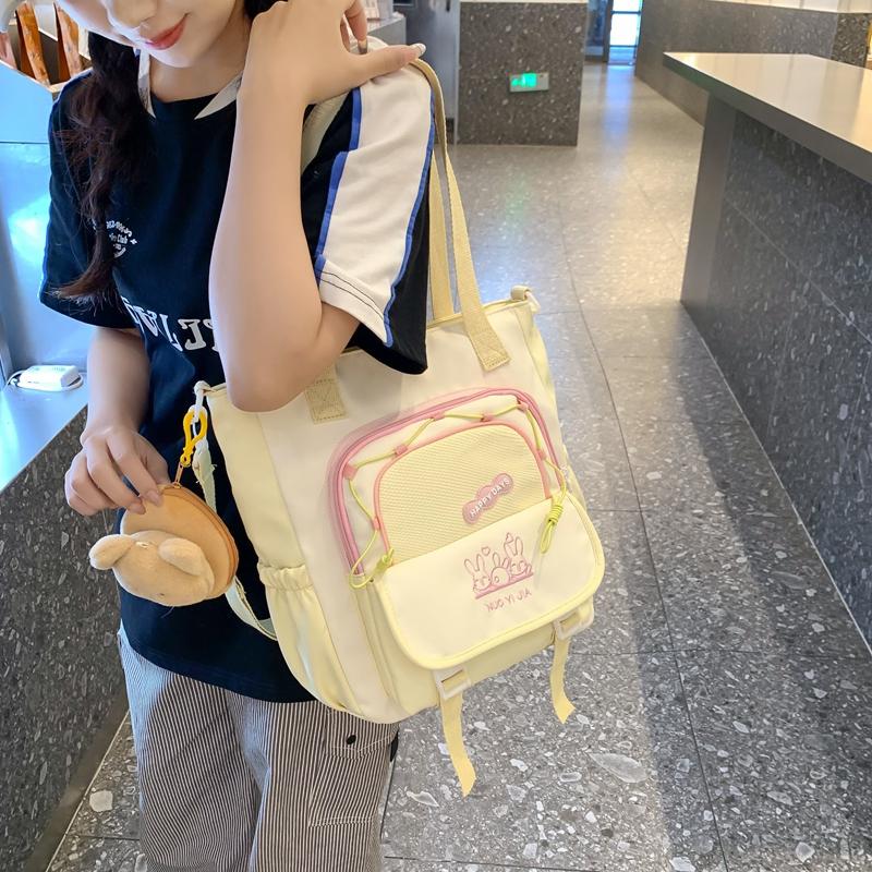 Сумка через плечо с цветными блоками — фото 17