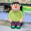 Chubby Tilt-Head Anime Figurine: Trendy Cartoon Ornament Toy for Living Room or Birthday Gift.