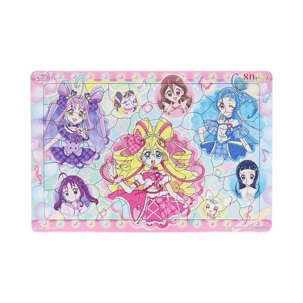 Sunstar Stationery Puzzle 80P A Pattern Kimi To Idol Precure