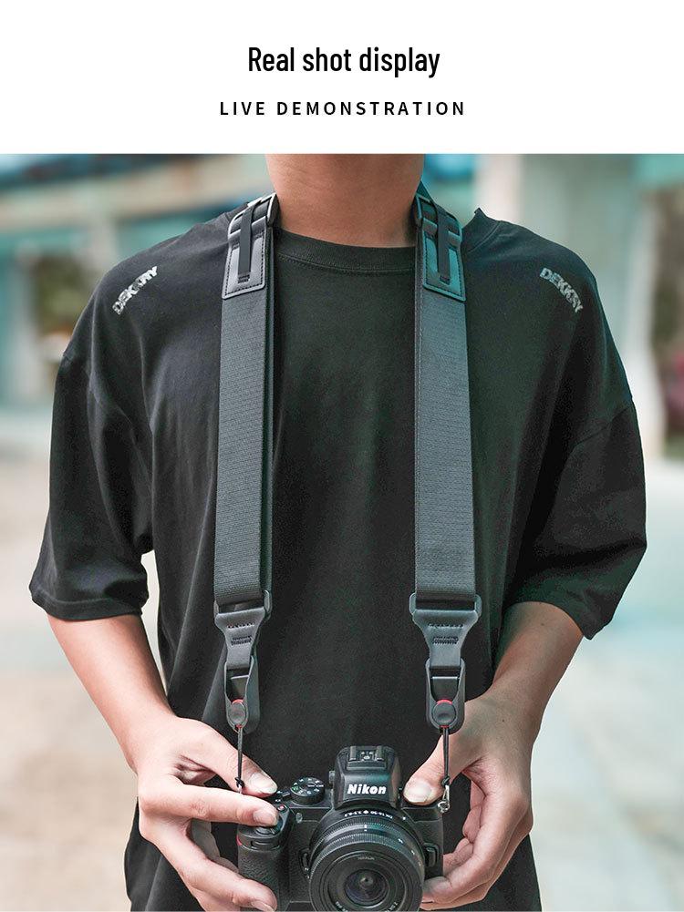 Schnell lösbarer Crossbody-Kameragurt für DSLR- und Spiegellose Kameras