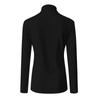 Women's Fashion Slim-Fit Stretch Base Layer Top Solid Colour Long-Sleeved Blouse