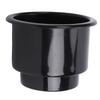 Cup Drink Holder Insert with Drain Waterproofing Plastic Recessed Boat Drink Holder for RV Truck