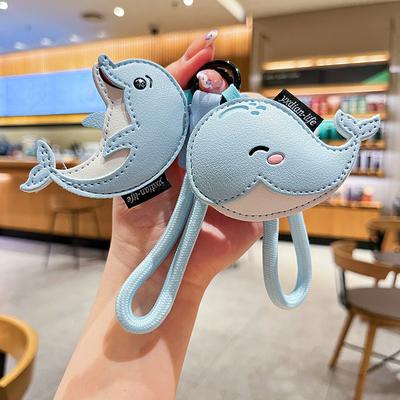 1 Stück Trendiges Meerestier-Leder für Damen mit süßem Anhänger, Dekoration für Schlüssel, Taschen & Rucksäcke Geschenktaschen-Anhänger