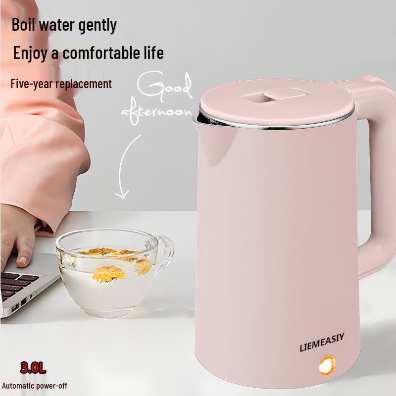 Compact Electric Kettle with Boiling & Insulation Features for Dorm or Home Use