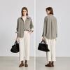 LILY Flannel Collared Shirt Jacket for Women