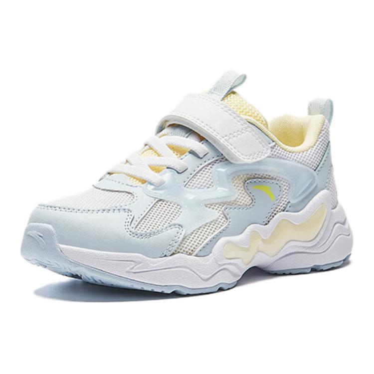 Anta Comfortable Versatile Non-Slip Wear-Resistant Low-Top Casual Shoes Kids sneaker White Blue 322439922-4