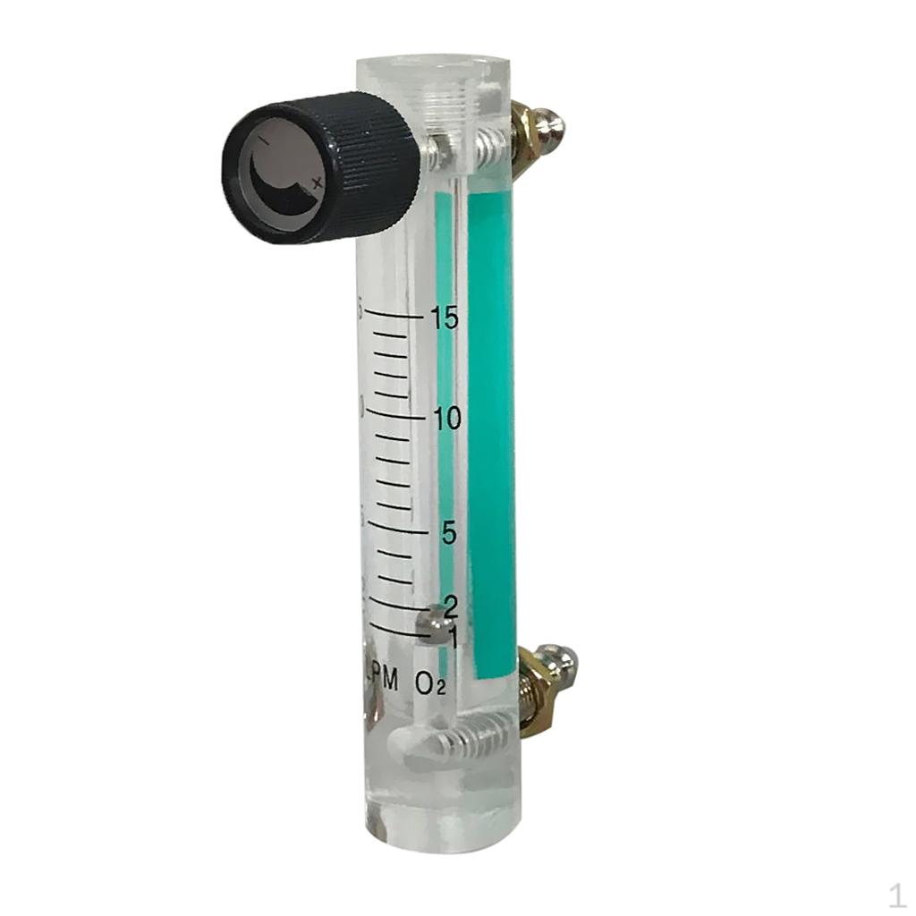 

Витратомір (0,1-1 л до 1-15 л/хв ) + Регулюючий клапан для кисню / повітря / газу 1-15L