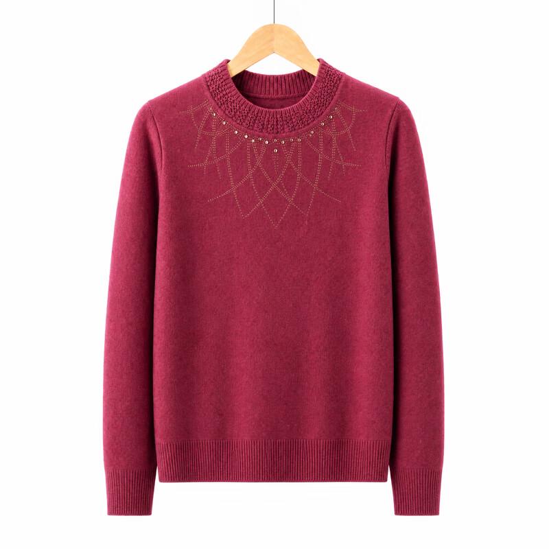 Hodo Women's Mock Neck Knit Sweater for Mature Women