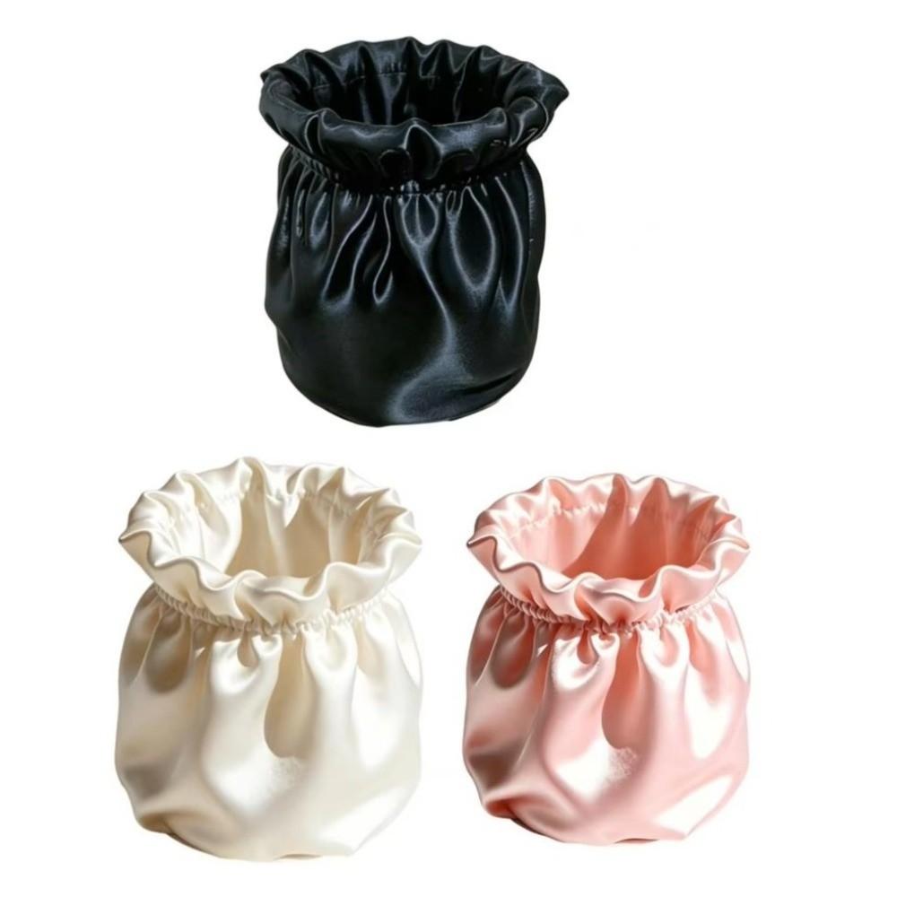 3D Printed Desktop Organizer Bucket Soft Pink Storage Container INS Pen Holder Home Office