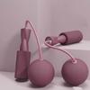Cuerda de Saltar Inalámbrica Portátil con Peso Cuerda de Saltar Inalámbrica para Entrenamiento Fitness Ejercicio Rosa