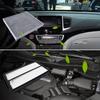 Engine Air Filter Car Cabin Air Filter with Activated Carbon For Honda Pilot 2009-2015 Odyssey 2005-2010 Acura MDX 17220-RN0-A00