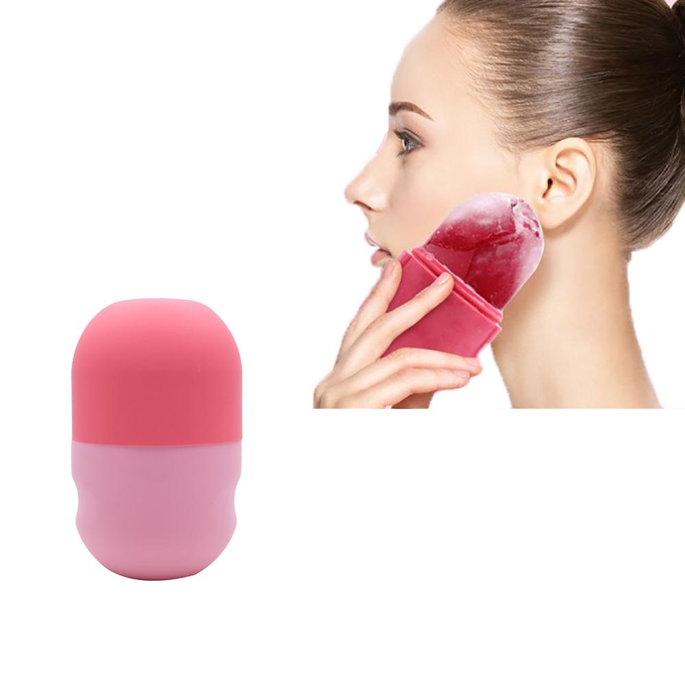 Silicone Massage Ice Cube Mold Facial Ice Contour Roller Face Skin Care