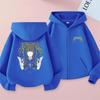 Anime Chaaw Man Denji and Makima Graphic Print Zipper Hoodie Men Women Clothing Manga Fashion Oversized Zip Up Jacket Coat