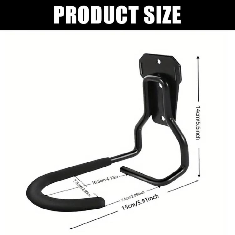 Road Bike Storage Stand Fixed Hanging Hook Bicycles Stand Wall Mount Bike Support Stand Bracket Metal Mountain Bike Rack