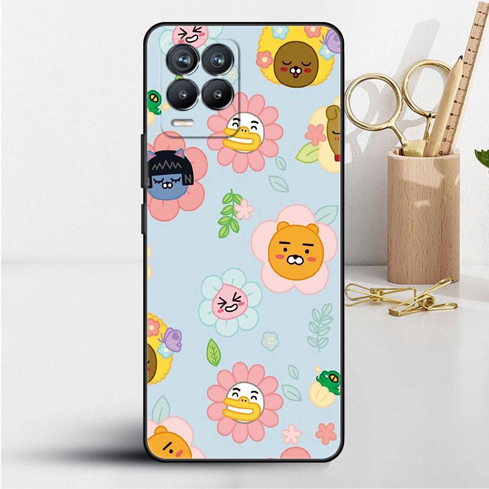 Kakao Friends Hülle für Realme 8 C21y GT Neo 2 3 8i C21 7 C11 6 C12 C35 C3 GT 9 Pro C12 Master Funda Telefonabdeckung