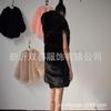 Autumn and Winter New Imitation Fox Fur Hooded Fur Vest, Women's Medium and Long Slim Fur