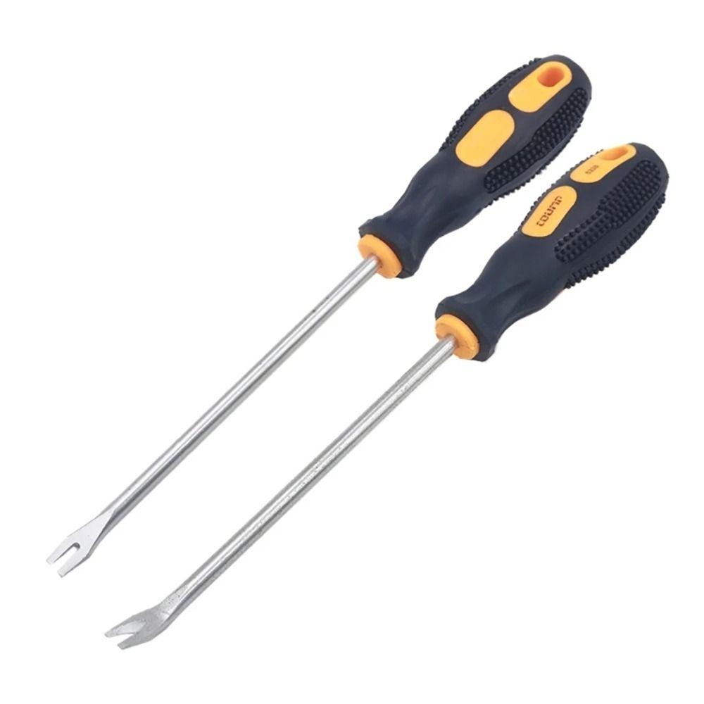 1Pcs New UV Type Nail Puller Screwdrivers 260mm Steel Nail Driver Pry Tool Nail Remover Tool For Home Repair Tools Workshop