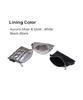 Soworlian Mini Zipper Pouch_Black, Silver, Aurora Silver