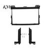 Custom Fit Car Dash Panel 9 Inch Radio Kit for Toyota 2009 Prado 120, Stereo Installation Aftermarket Fascia with Mounting Brackets Screws,